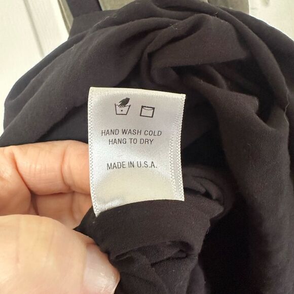 Objects Without Meaning Hi-Neck Halter Dress Gathered Green Lagenlook sz Medium - Picture 15 of 16